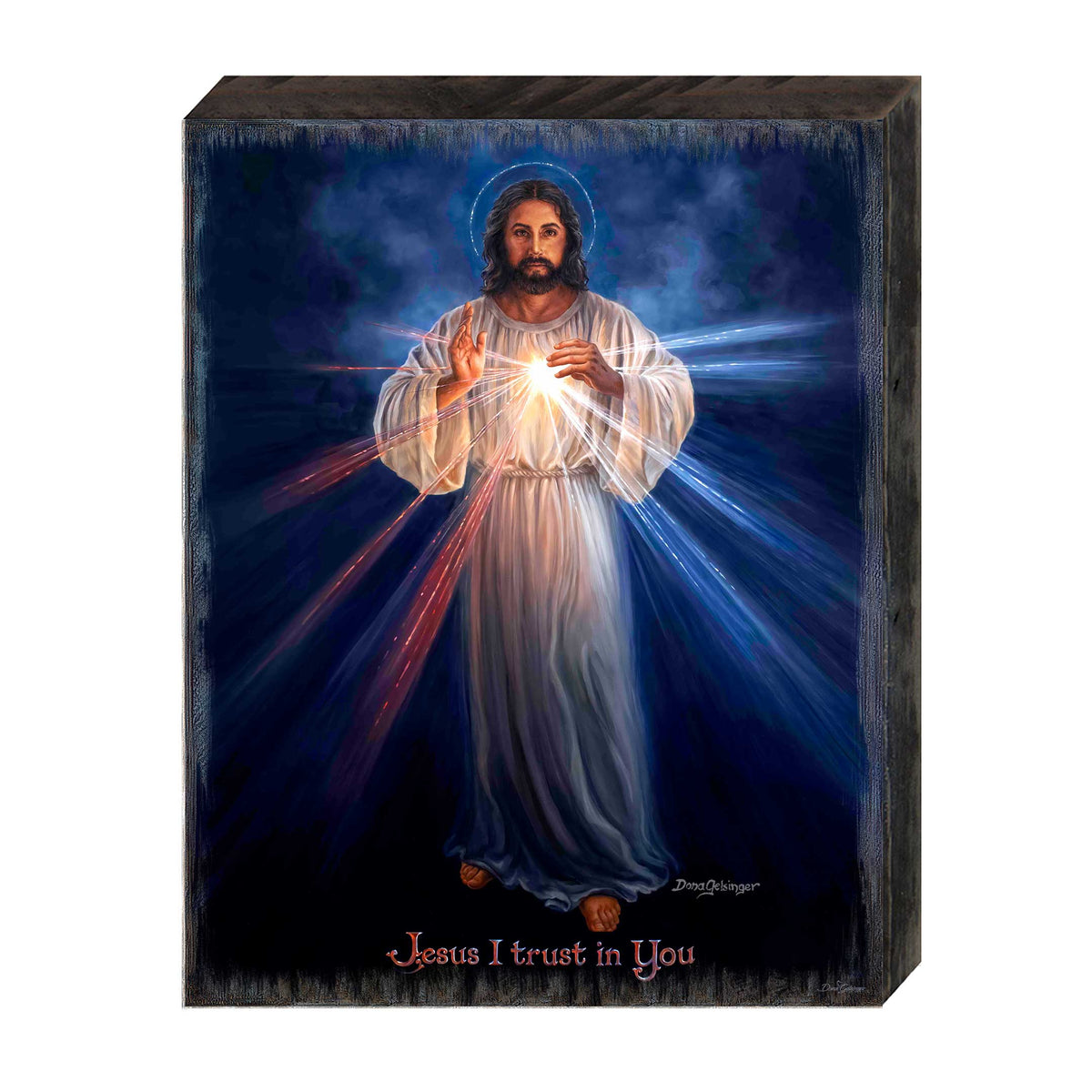 Divine Mercy Wall Art by D. Gelsinger - Nativity Holiday Decor  - 95688B-DG