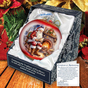 St. Nicks Nook Large Glass Ornament