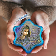 Winter Goddess Glass Ornament by Josephine Wall - Christmas Decor - 754-401-JW