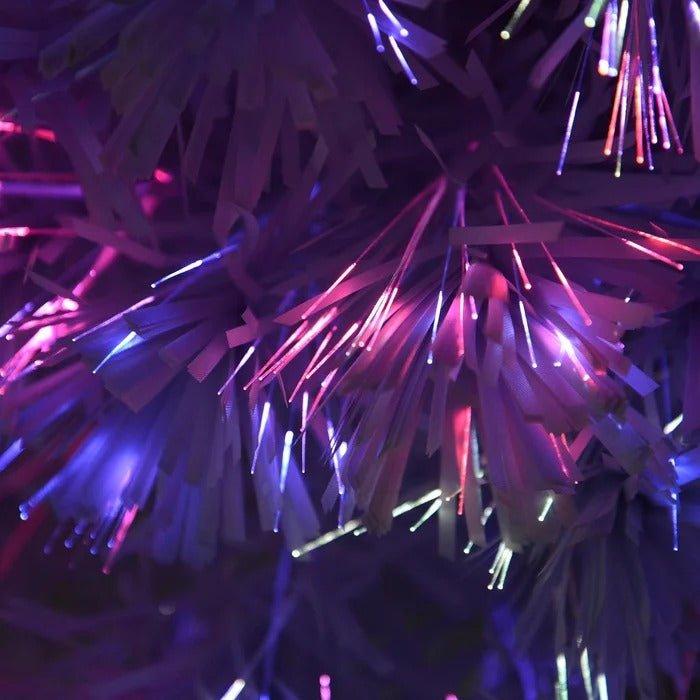 32" Lighted Artificial Fir Tabletop Christmas Tree - RGB Fiber Optic Lights - Christmas Trees USA