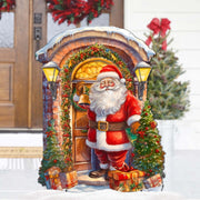 Knocking the Door Santa Outdoor Decor