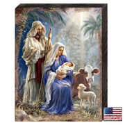 Holy Night Wooden Wall Art Christmas Decoration