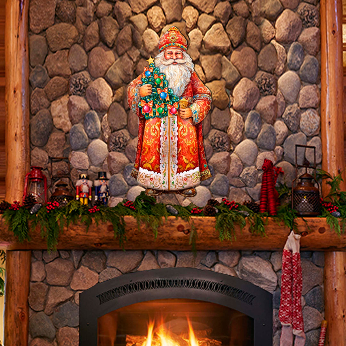Santa's Tree of Joy Holiday Door Decor