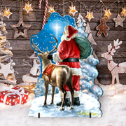 Starry Night Santa Christmas Outdoor Decor