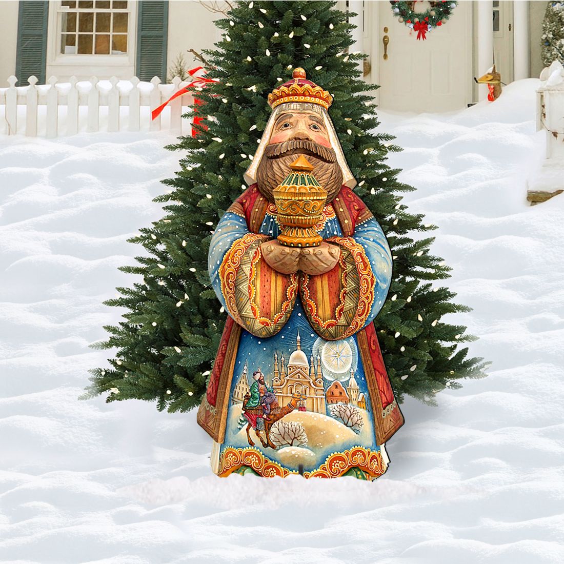 King Balthazar Nativity Outdoor Decor