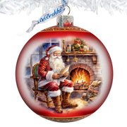 St. Nicks Nook Large Glass Ornament