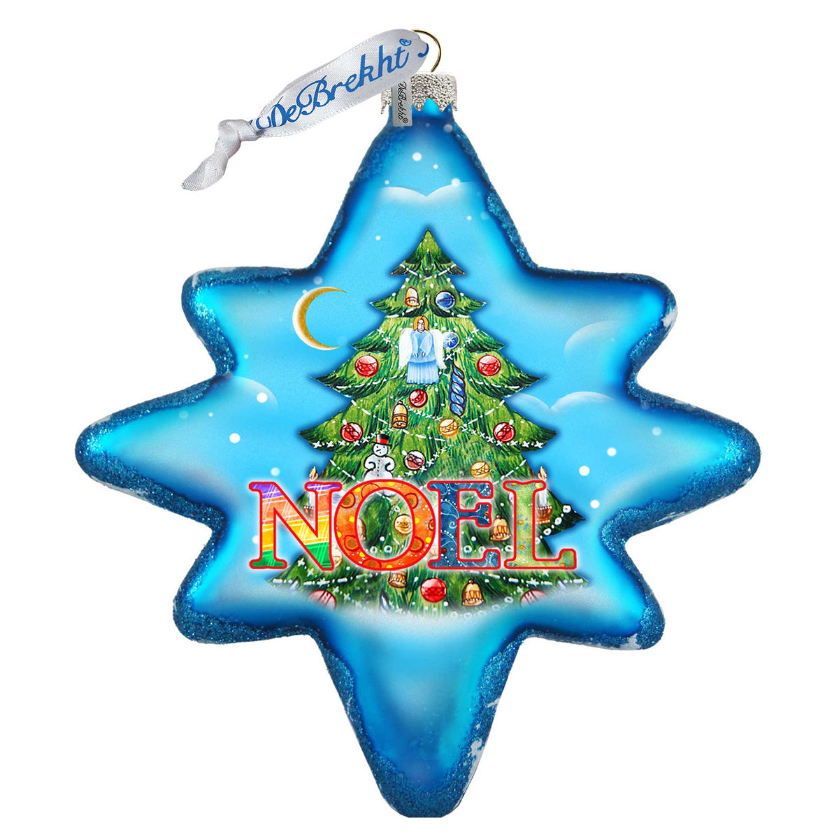 North Star Glass Ornament