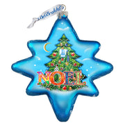 North Star Glass Ornament