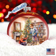 Cherished Moments Large Glass Ornament