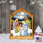 Holy Family Nativity Outdoor Decor by Susan Winget - Nativity Holiday Decor -8471112F-SW
