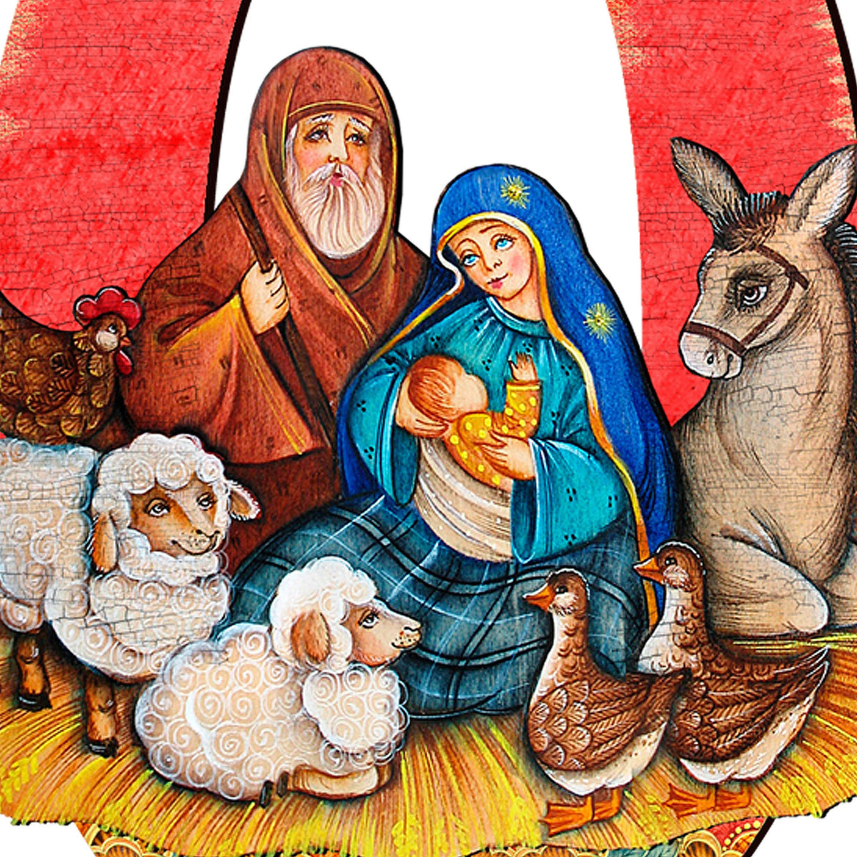 Joy Outdoor Nativity Set