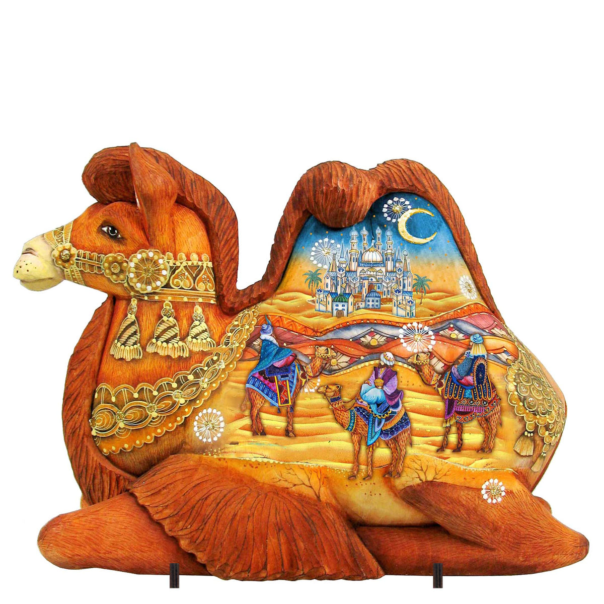 Three King Camel Nativity Outdoor Decor by G. DeBrekht - Nativity Holiday Decor - 8126519F