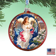 Angel in The Arch Glass Ornament Limited Edition by D. Gelsinger - Christmas Decor - 73892-1322