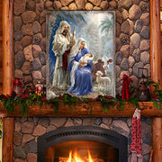 Holy Night Wooden Wall Art Christmas Decoration