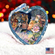 Magic Kiss Heart Glass Ornament Limited Edition