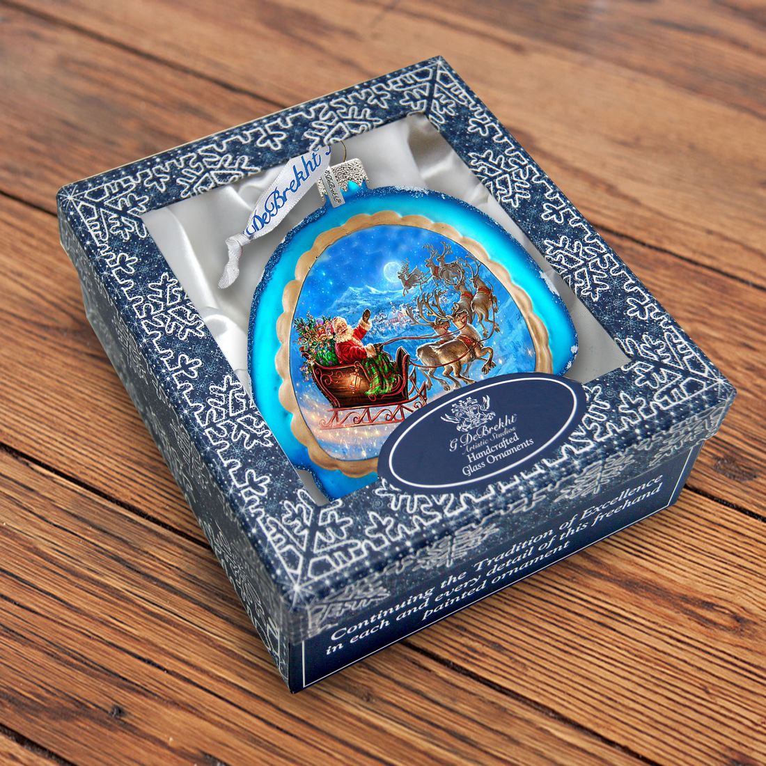 Up-Up and Away Glass Ornament