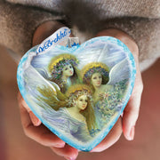 Three Angels Glass Ornament Limited Edition by Strelkina at G. DeBrekht