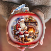 St. Nicks Nook Large Glass Ornament