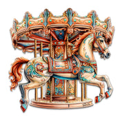 Carousel Horse Holiday Door Decor  by G. Debrekht - Christmas Decor - 8611027H
