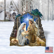 Glory to God Nativity Outdoor Decor by D. Gelsinger - Nativity Holiday Decor - 8461010F-1722 Outdoor Decor 32" Tall