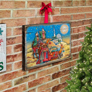 Three Kings Nativity Wooden Wall Art Christmas Decoration