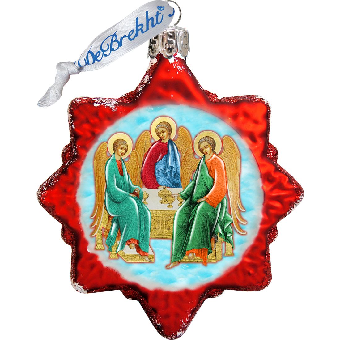 Nativity Mercury Glass Ornaments Set of 3 by G. DeBrekht - Nativity Holiday Decor - 770101S3