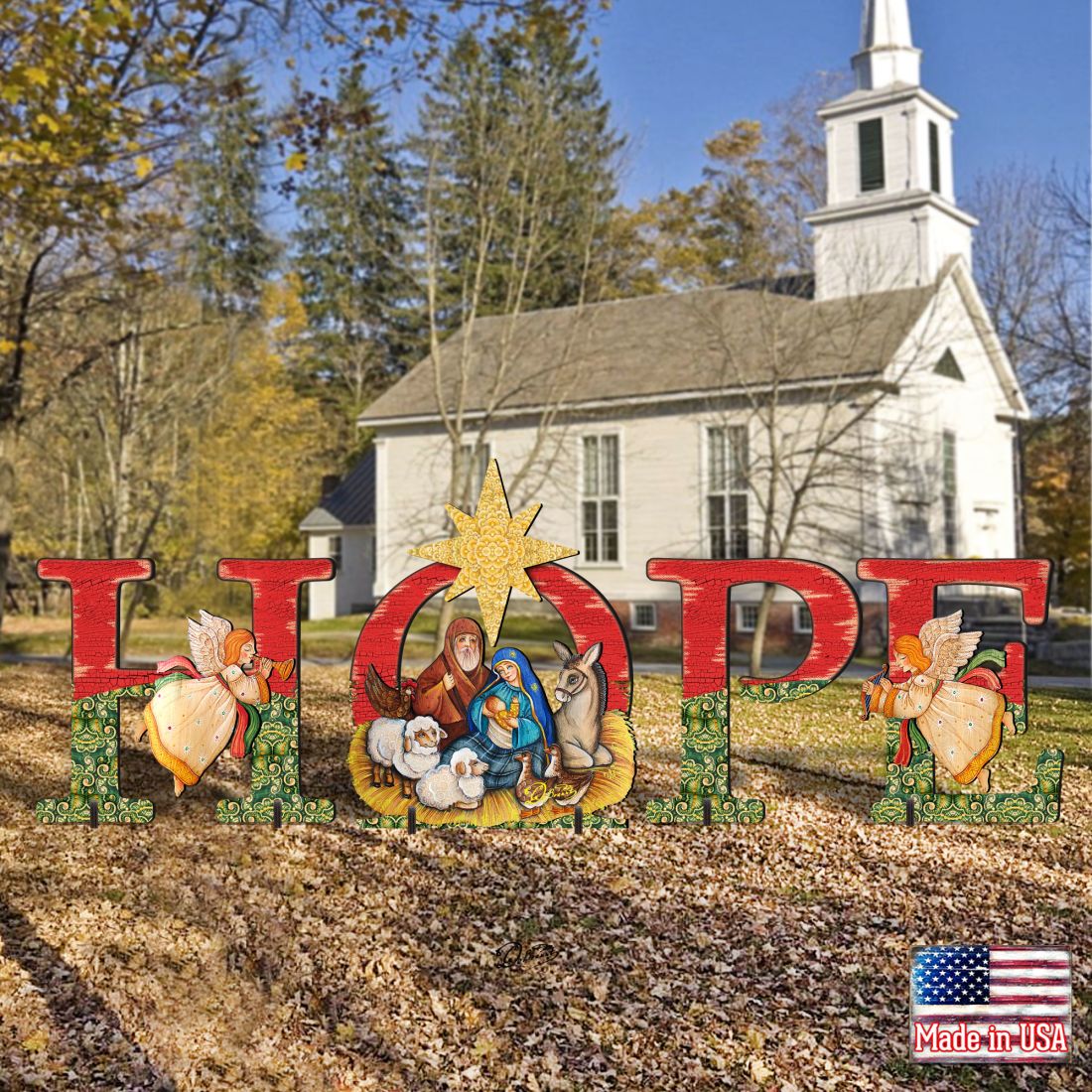 Hope Outdoor Nativity Set