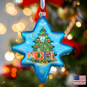 North Star Glass Ornament