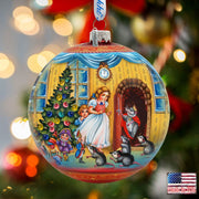 Story of Clara and the Nutcracker Glass Ornament Limited Edition