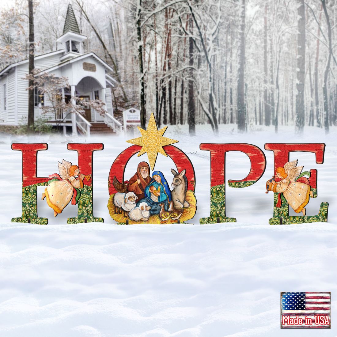 Hope Outdoor Nativity Set