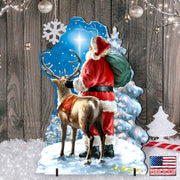 Starry Night Santa Christmas Outdoor Decor