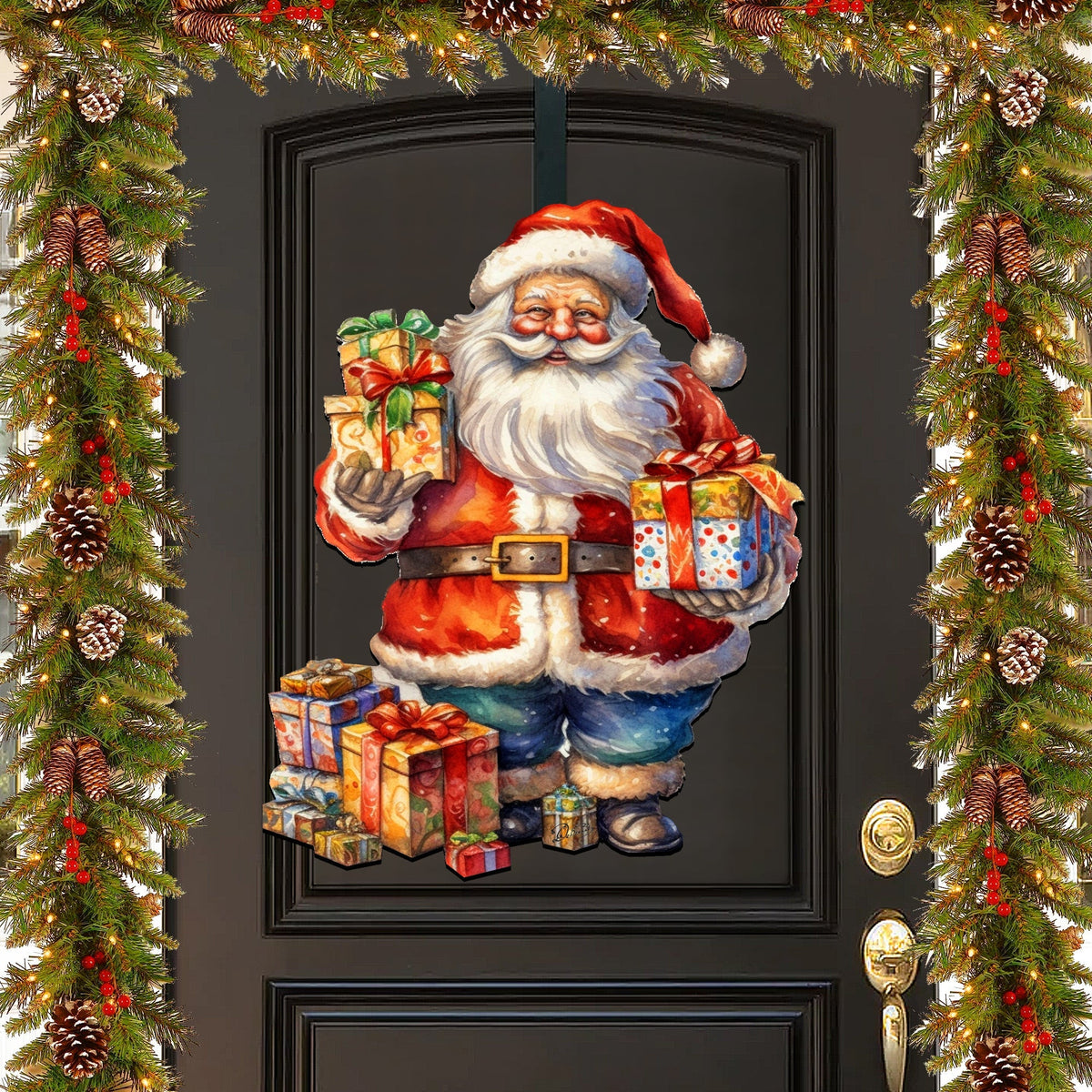 Merry Delivery Holiday Door Decor by G. Debrekht - Christmas Decor - 8611080H