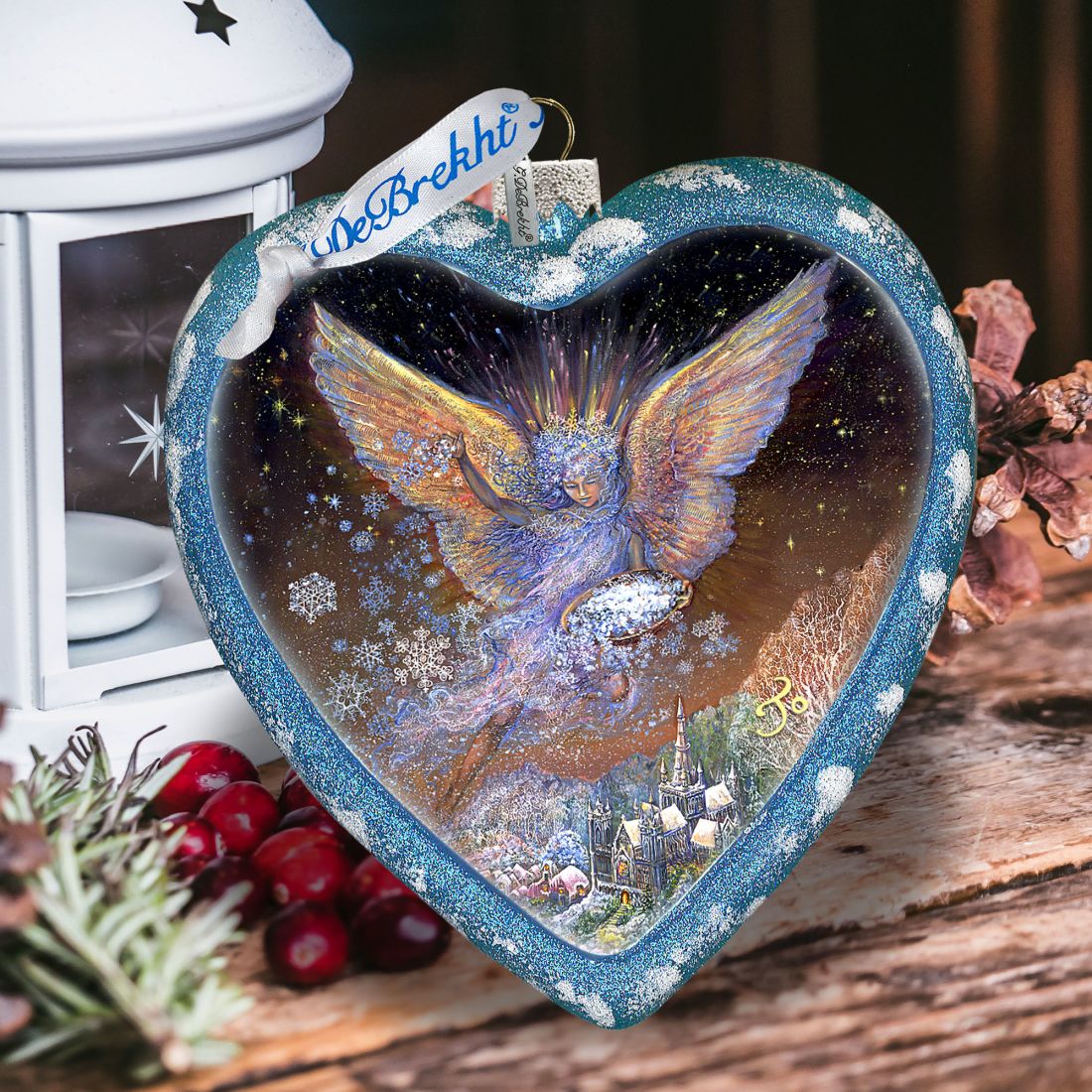 Wings of Love Glass Ornament Limited Edition