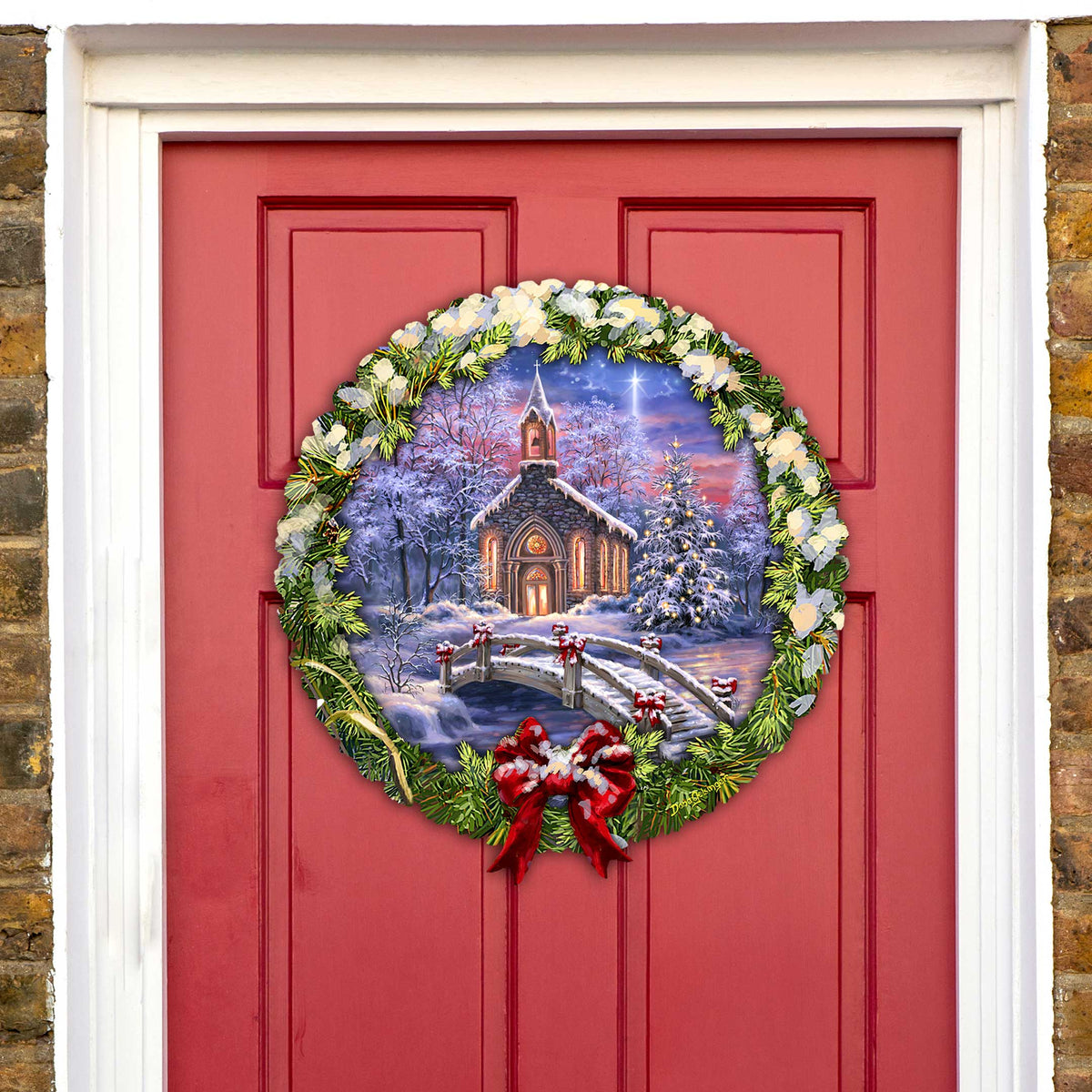 O Come Emmanuel Holiday Door Decor by D. Gelsinger - Nativity Holiday Decor - 8652814H-DG