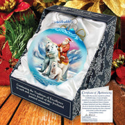 Arctic Adventurer Large Glass Ornament