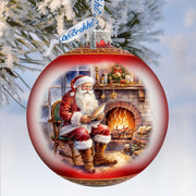 St. Nicks Nook Large Glass Ornament