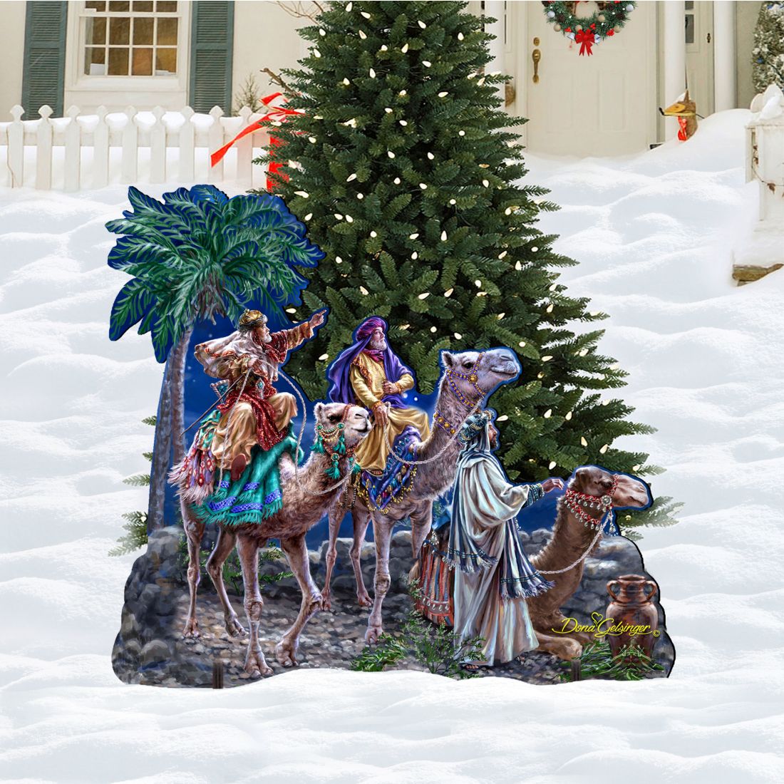 The Magic of Three Kings Nativity Outdoor Decor