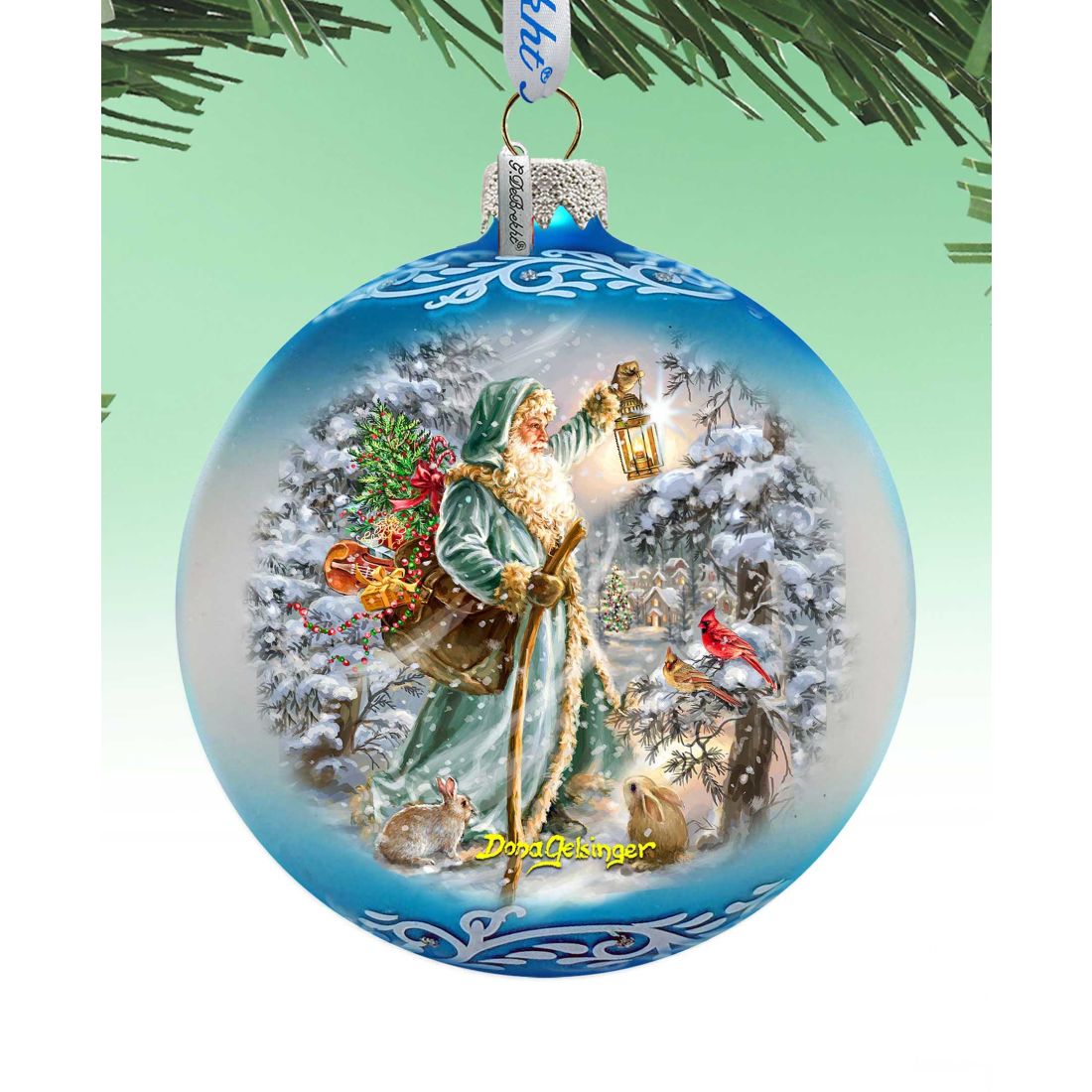 Saint Nicholas Glass Ornament Limited Edition