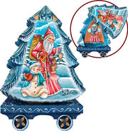 Holiday Express Santa Surprise Tree Box 529213 by G DeBrekht