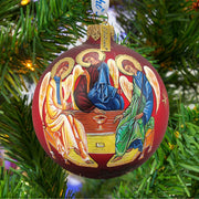 Nativity Glass Ornament Set of 3