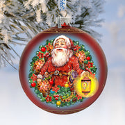 Enchanted Santa Glass Ornament Limited Edition
