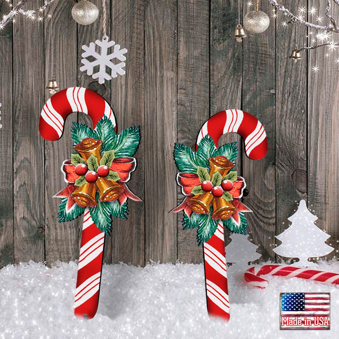 Christmas Candy Cane Holiday Outdoor Decor