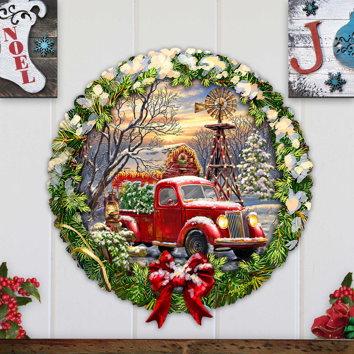 Christmas Wonderland Holiday Door Decor