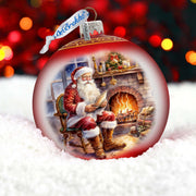 St. Nicks Nook Large Glass Ornament