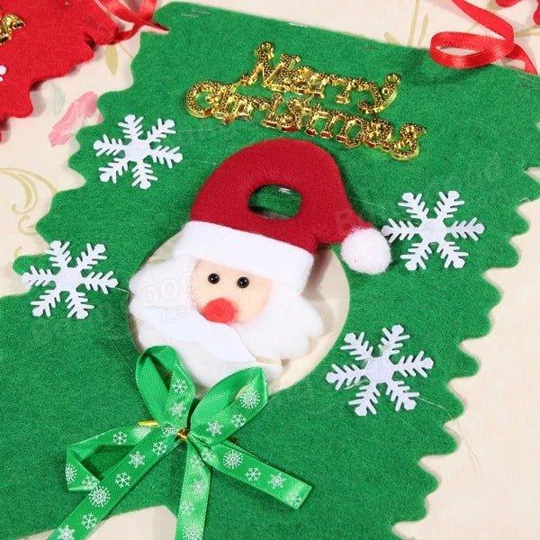 Christmas Decorations Hanging Flags - Christmas Trees USA