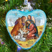 Nativity Glass Ornament Limited Edition