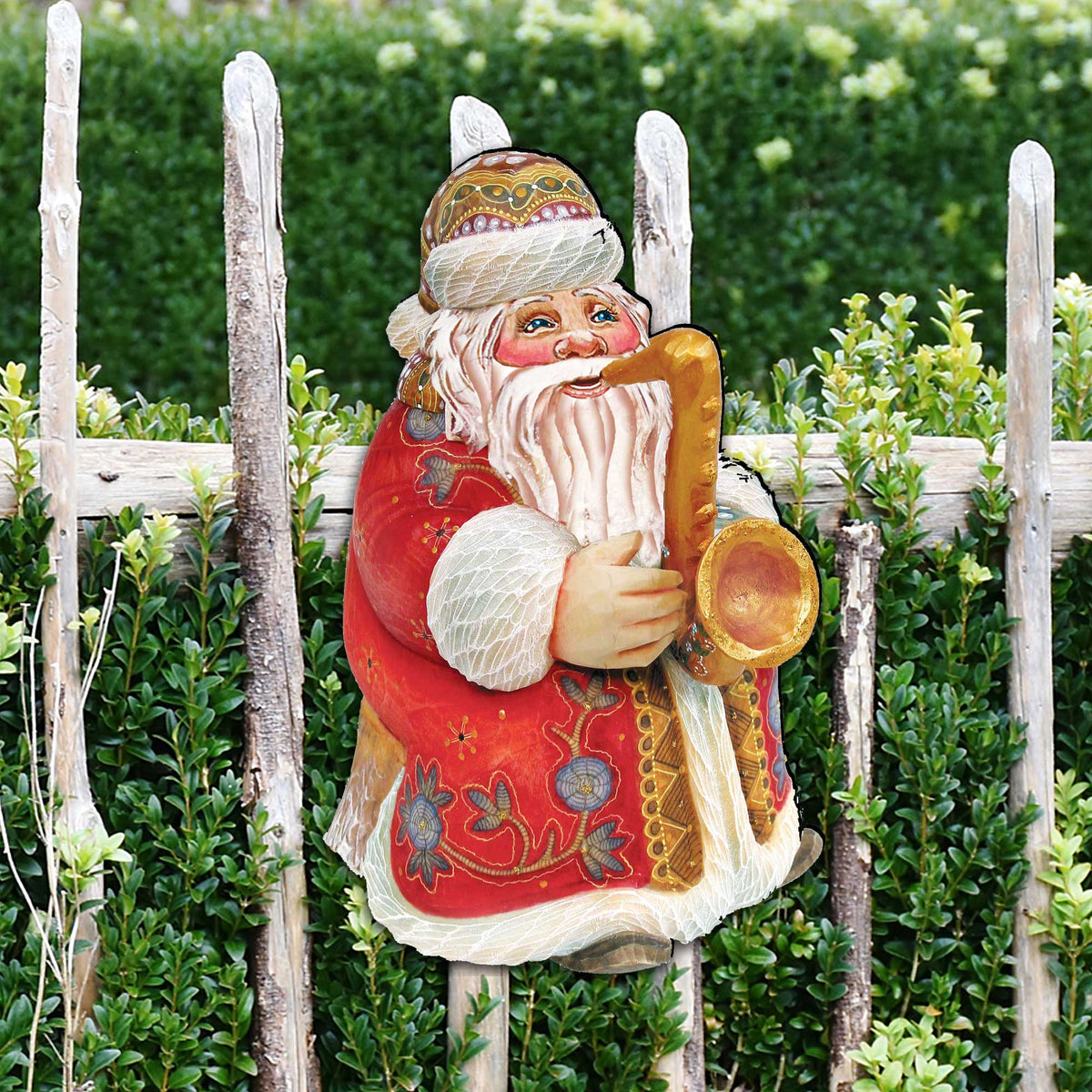 Jazzman Santa Christmas Door Decor