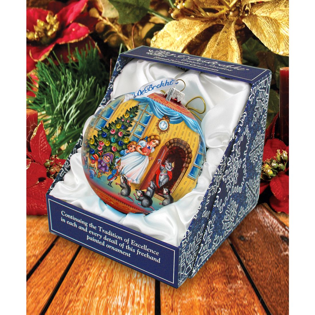 Story of Clara and the Nutcracker Glass Ornament Limited Edition