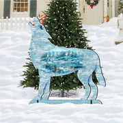 Winter Wolves Wildlife Outdoor Decor by G. DeBrekht - Wildlife Holiday Decor - 8198227F