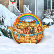 Noah's Ark Nativity Outdoor Decor by G. DeBrekht - Nativity Holiday Decor - 8114050F